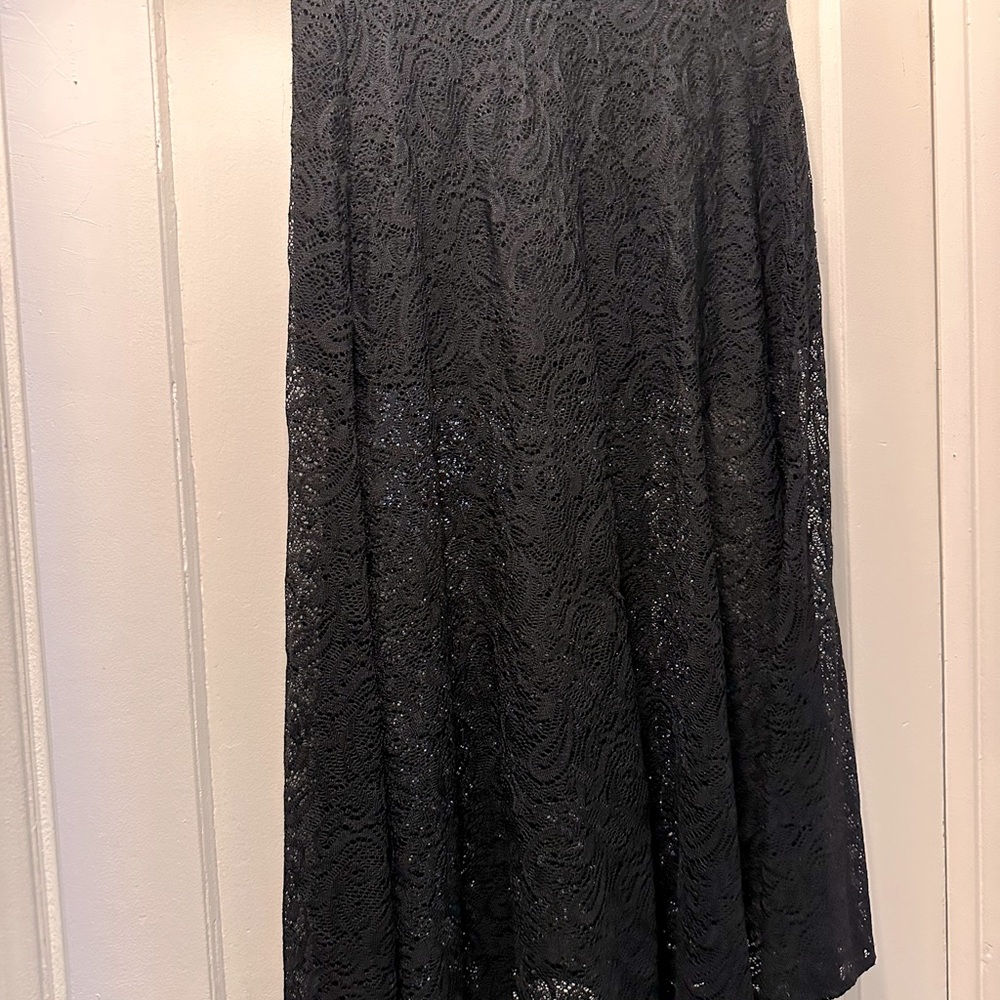 Medium Black lace skirt